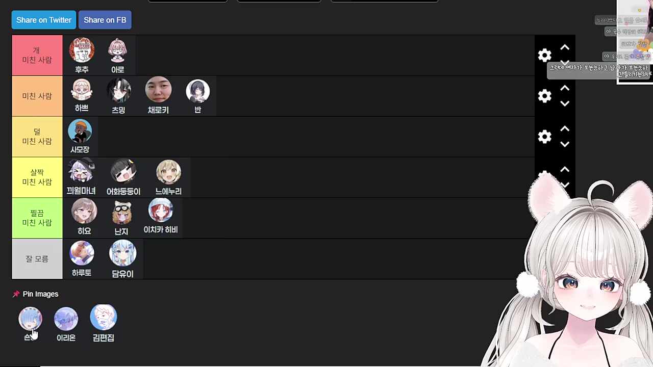 먼푸 광기 티어 정리 - 완료