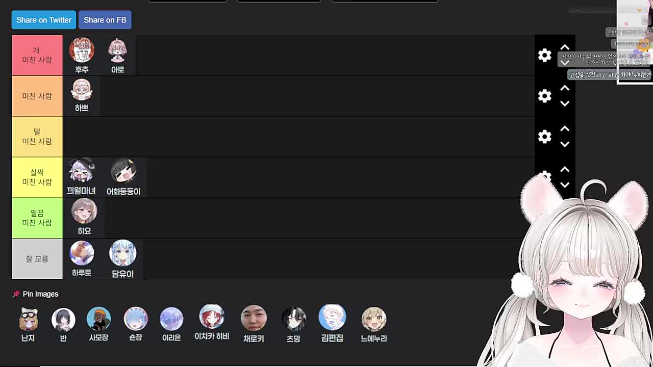먼푸 광기 티어 정리 - 하쁘