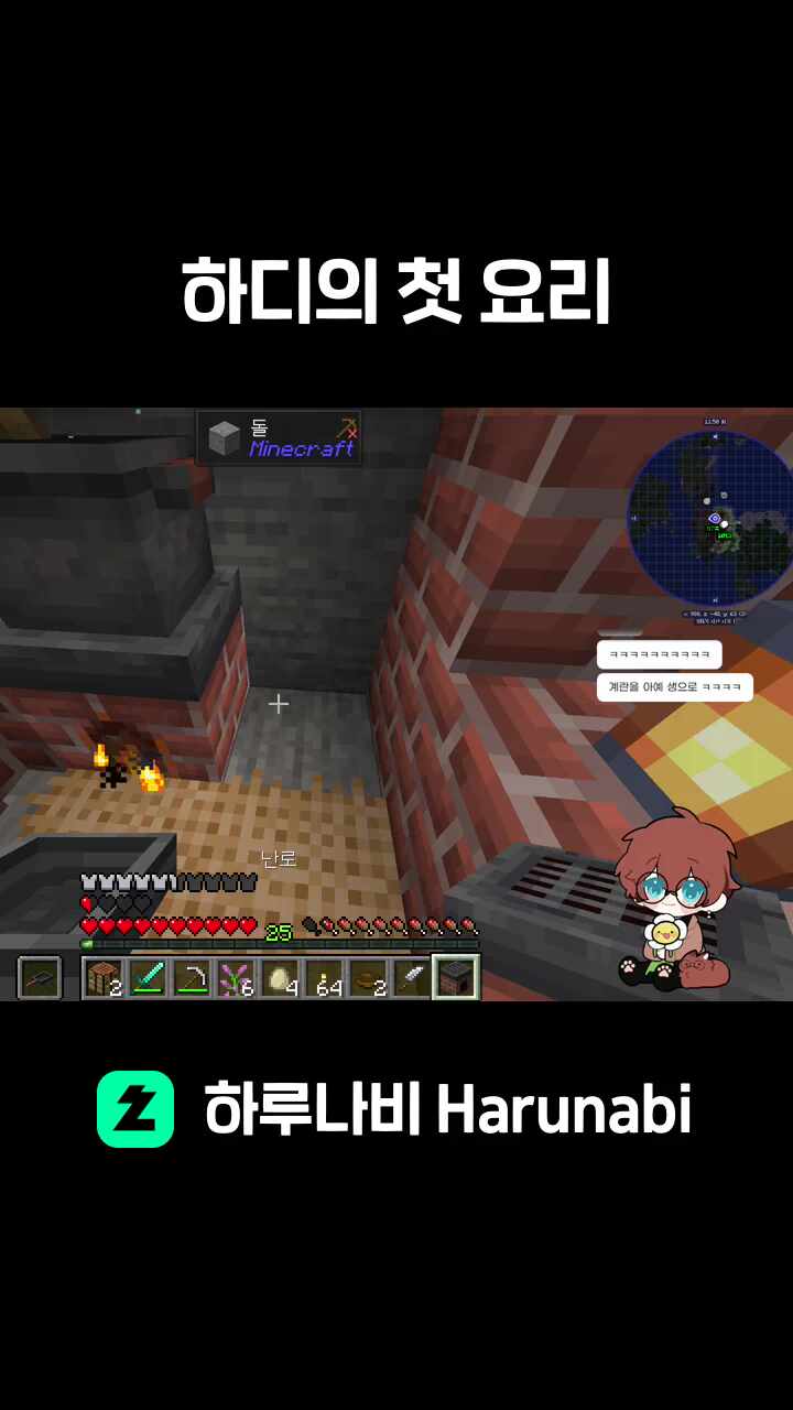 하디의 첫 요리