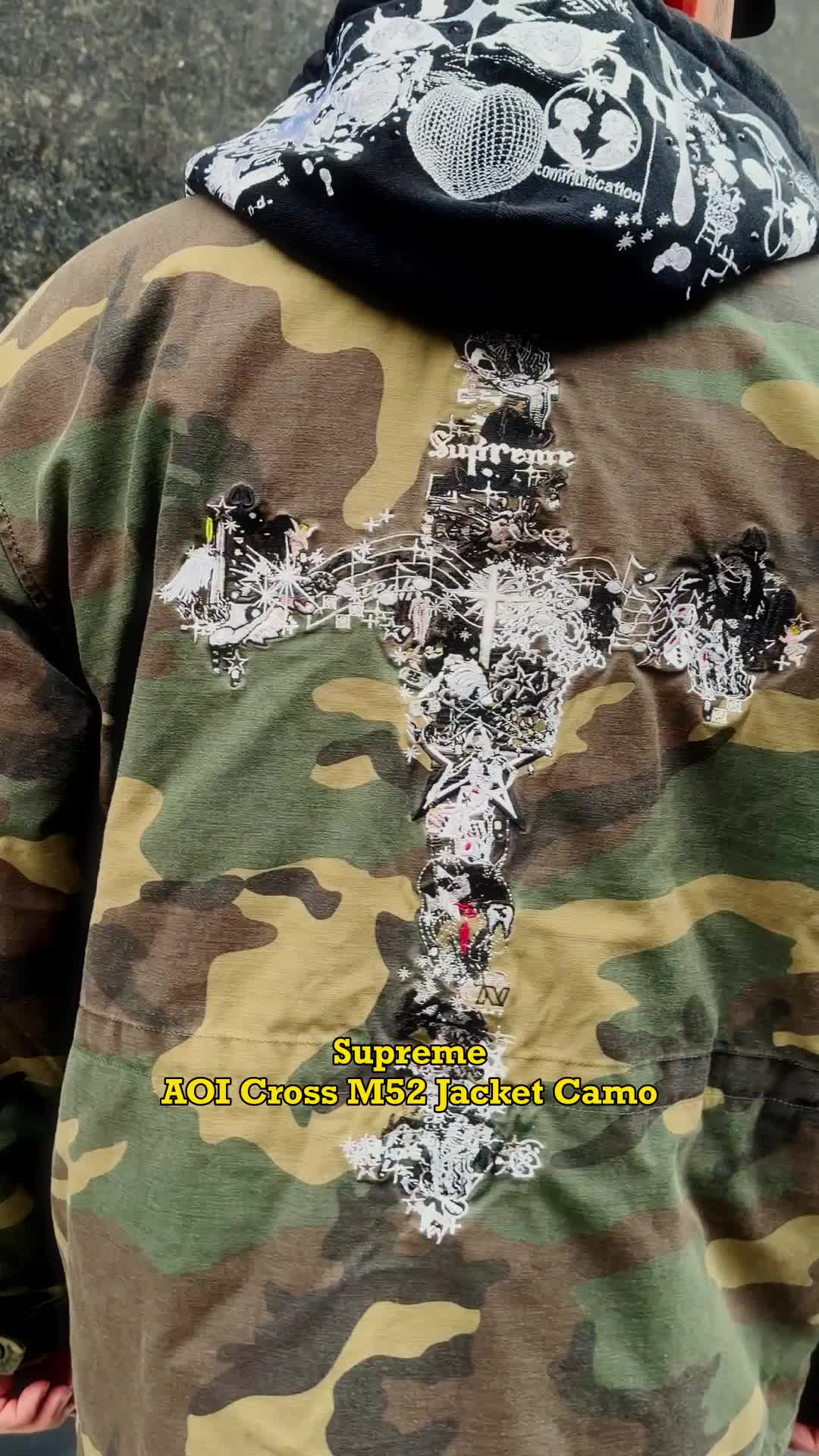 슈프림 AOI 크로스 M52 자켓 카모 - 25FW | Supreme | KREAM