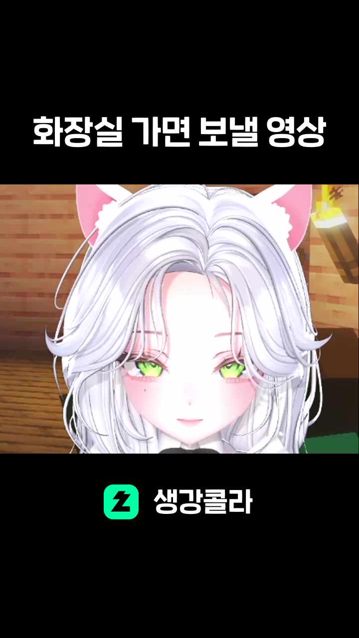 화장실 가면 보낼 영상
