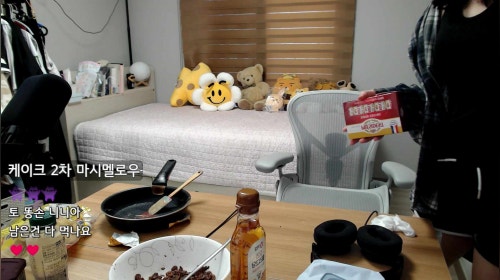 251224 저챗, 솔방울케이크&쫀득쿠키 만들기, 멋사서버 요리도감작