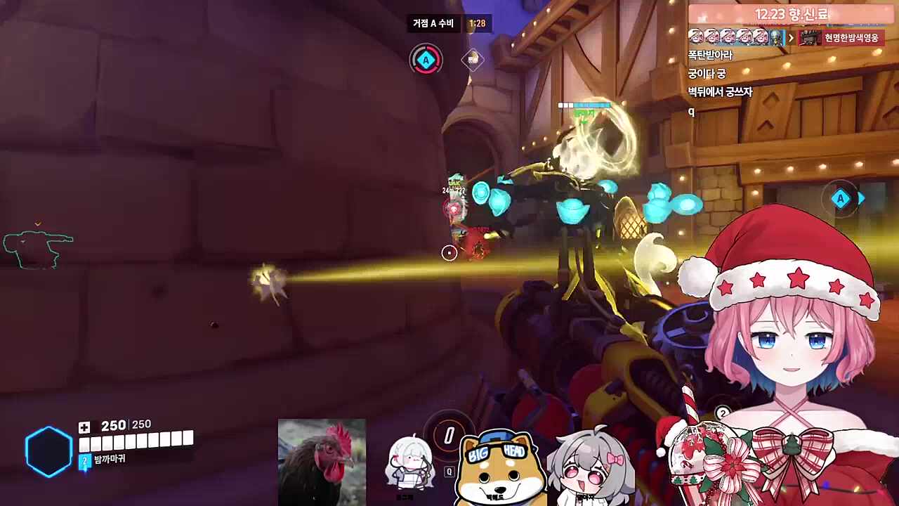 옵치 고인물들한테 접대받는 1렙정크랫