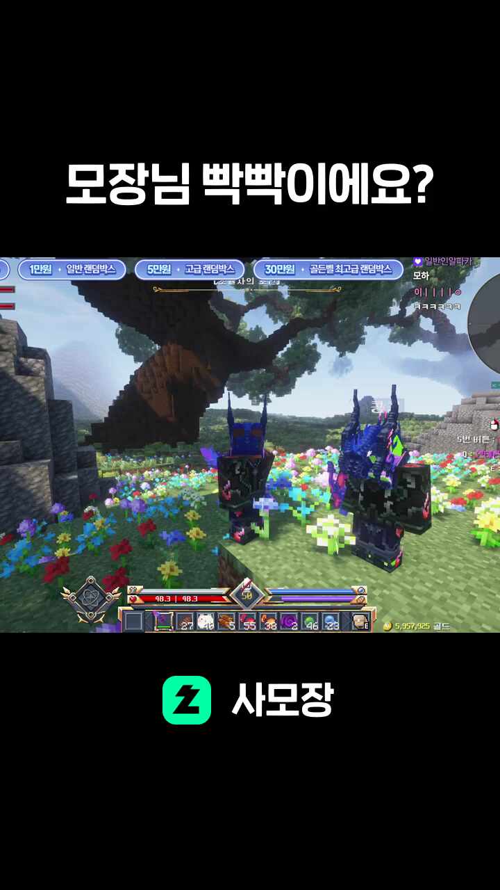 모장님 빡빡이에요?