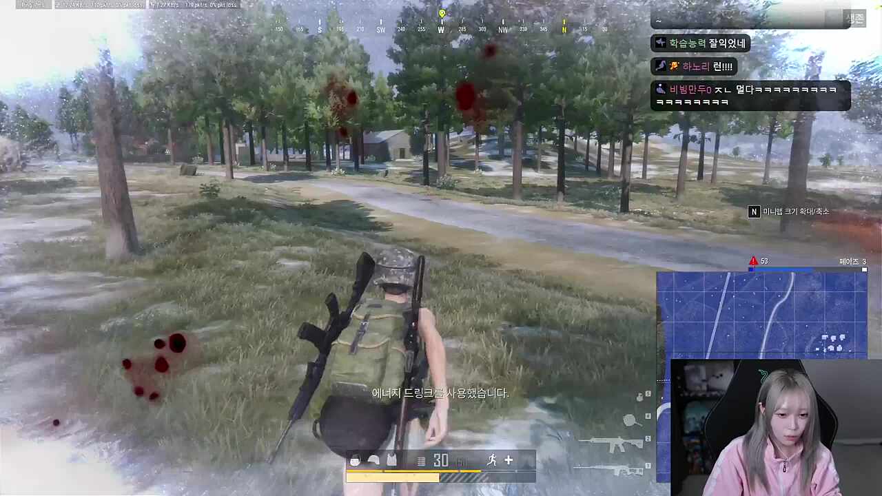 3년 동안 그냥 달린 청년