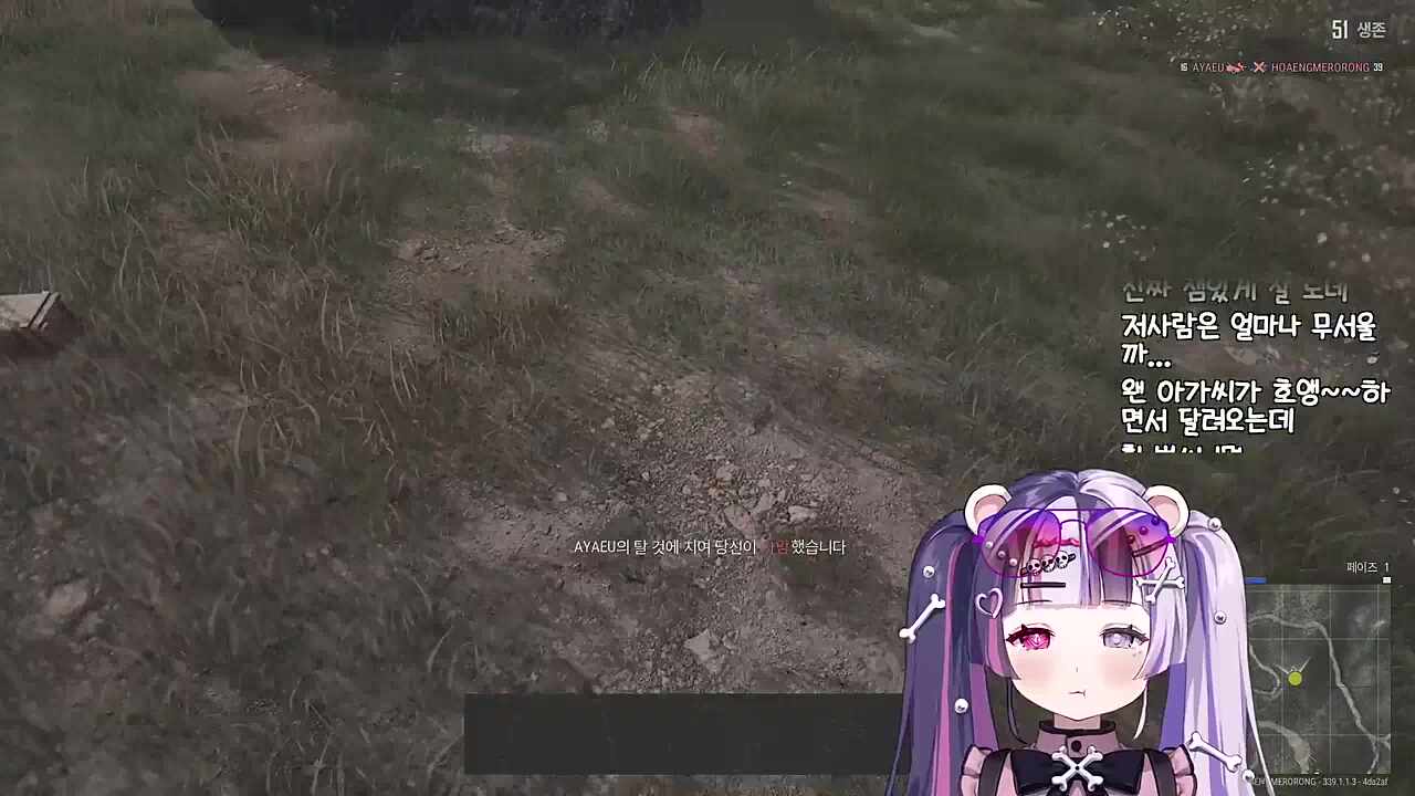 자낳대 2라운드에서 로드킬 당하는 호앵메로롱