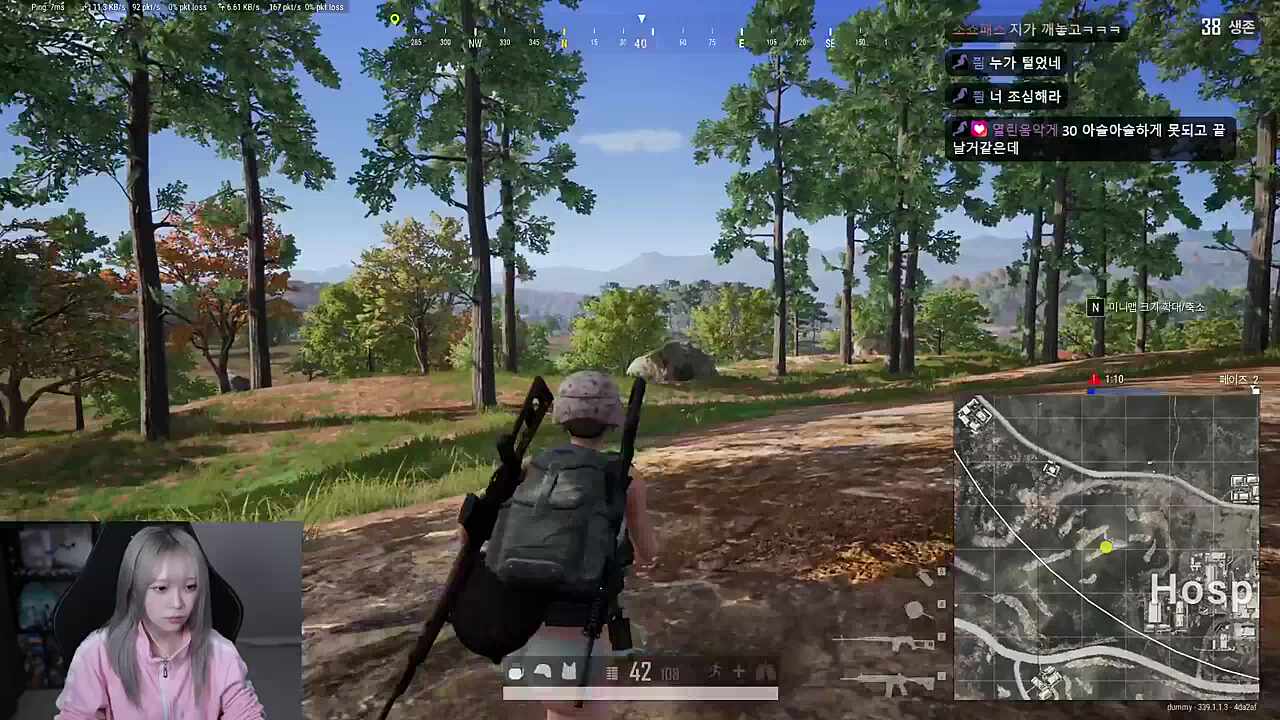 먼 총소리에 개쫄았덤