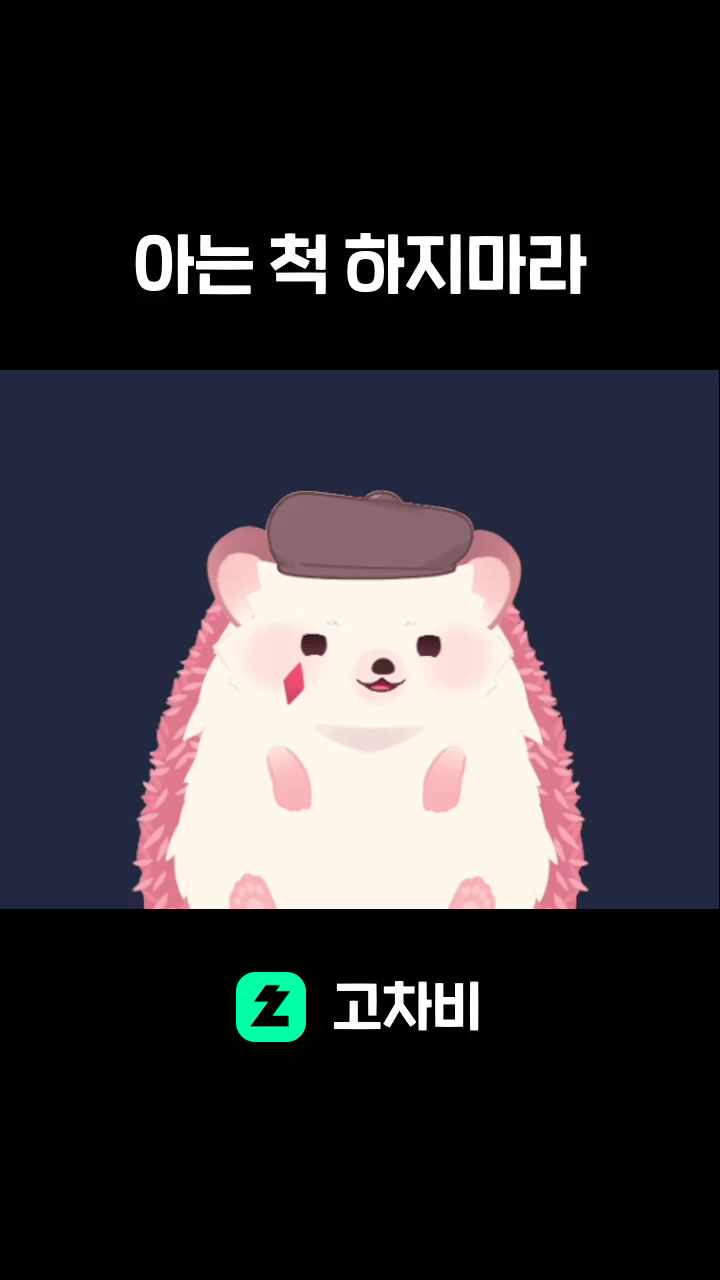 아는 척 하지마라
