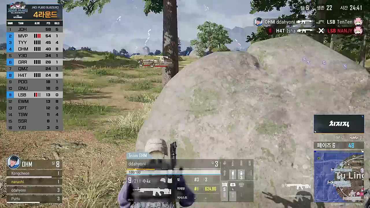 "중장거리 사격이 상당한 선수" 따효니