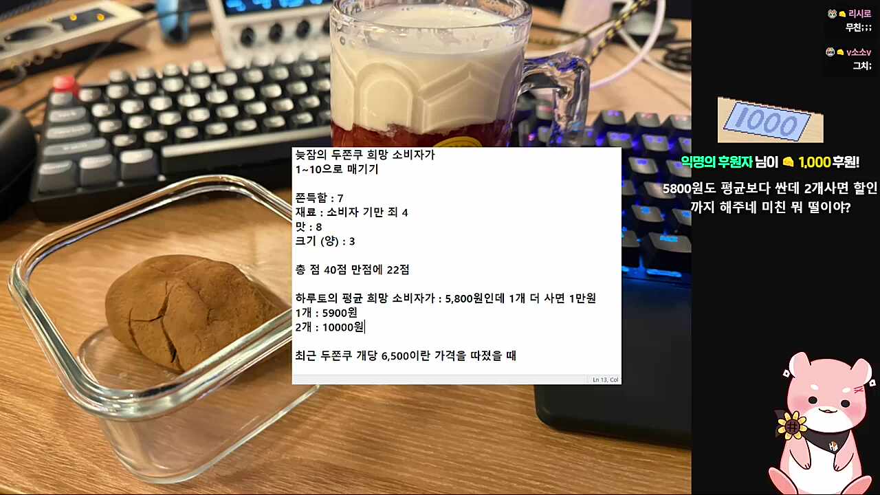 소비자들은 언제나 냉정하다 늦잠아..🐹