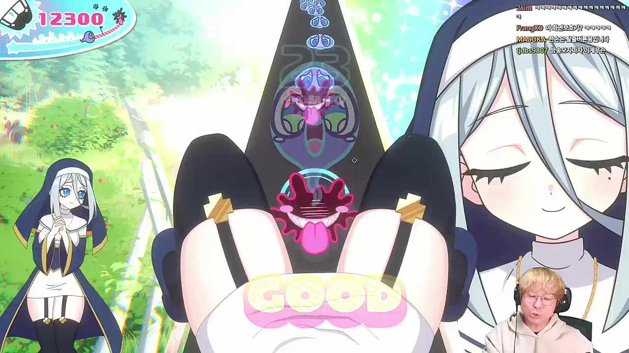 잠깐, 원핸드 플레이면 오른손은 어디에...?