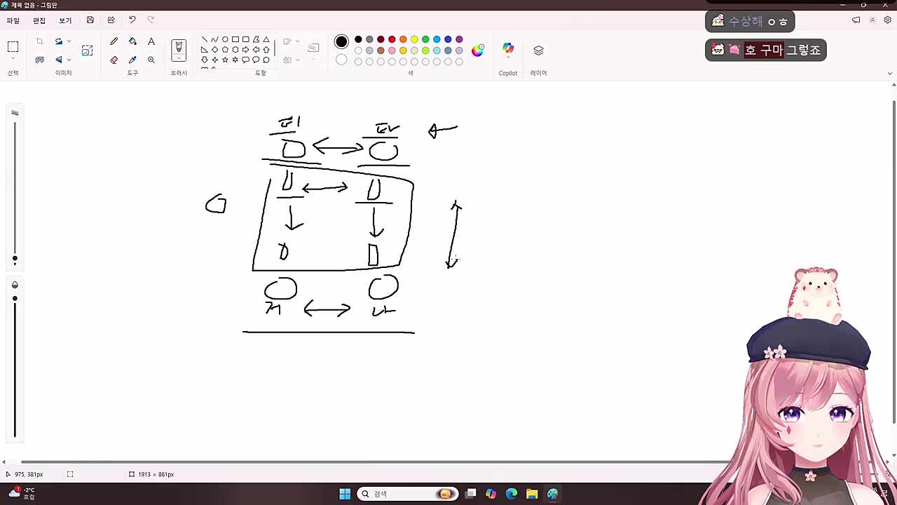 끝