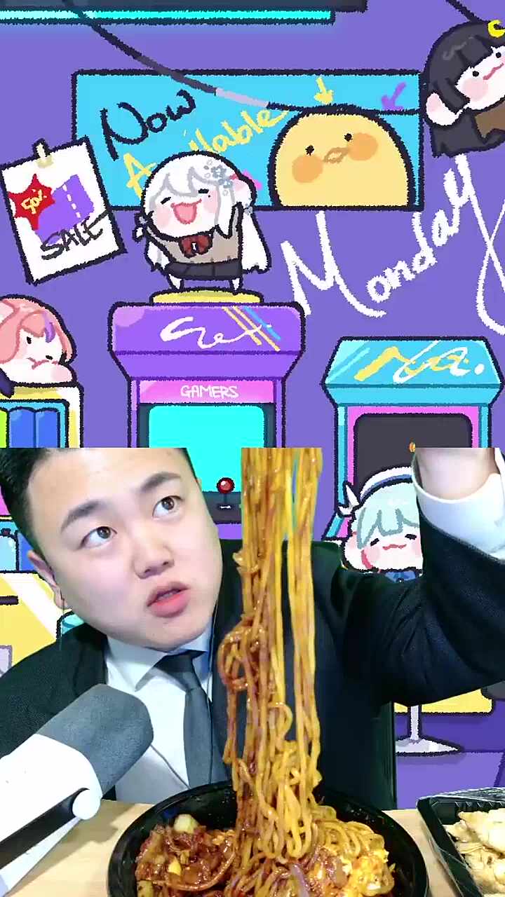 매운짜장면 먹방