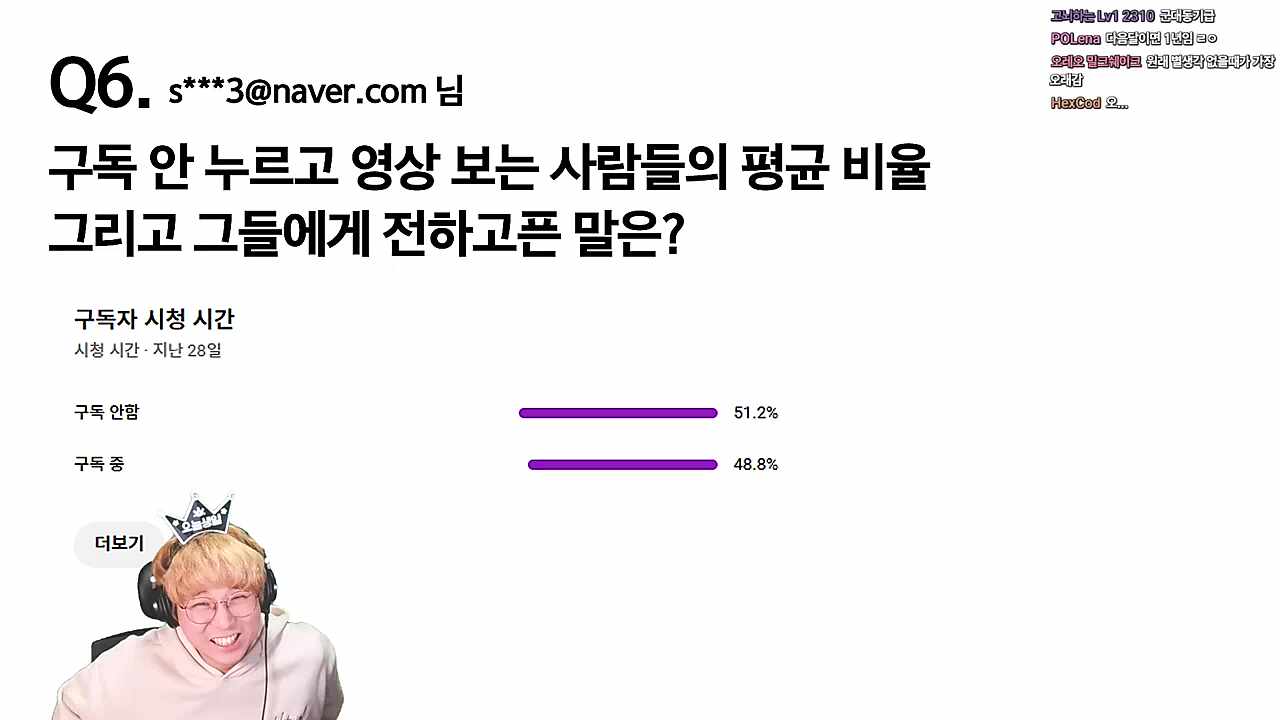 이제는 먼푸하면 시청자가 더 늘어