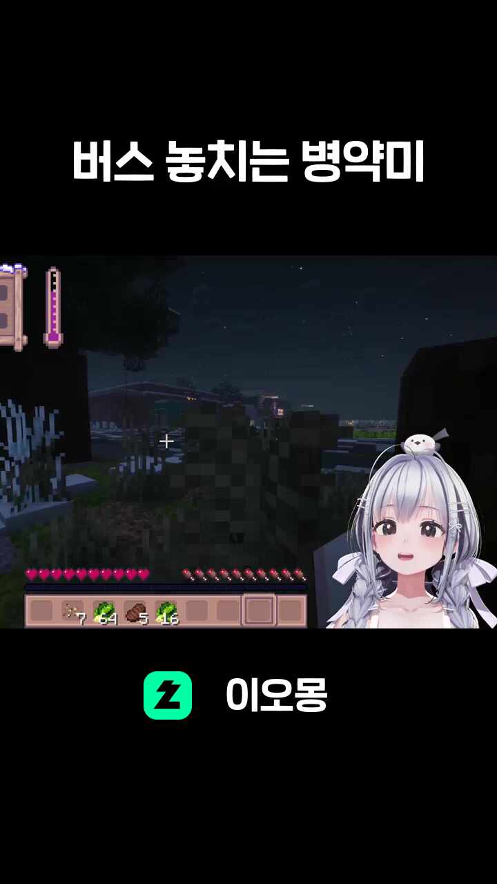 버스 놓치는 병약미