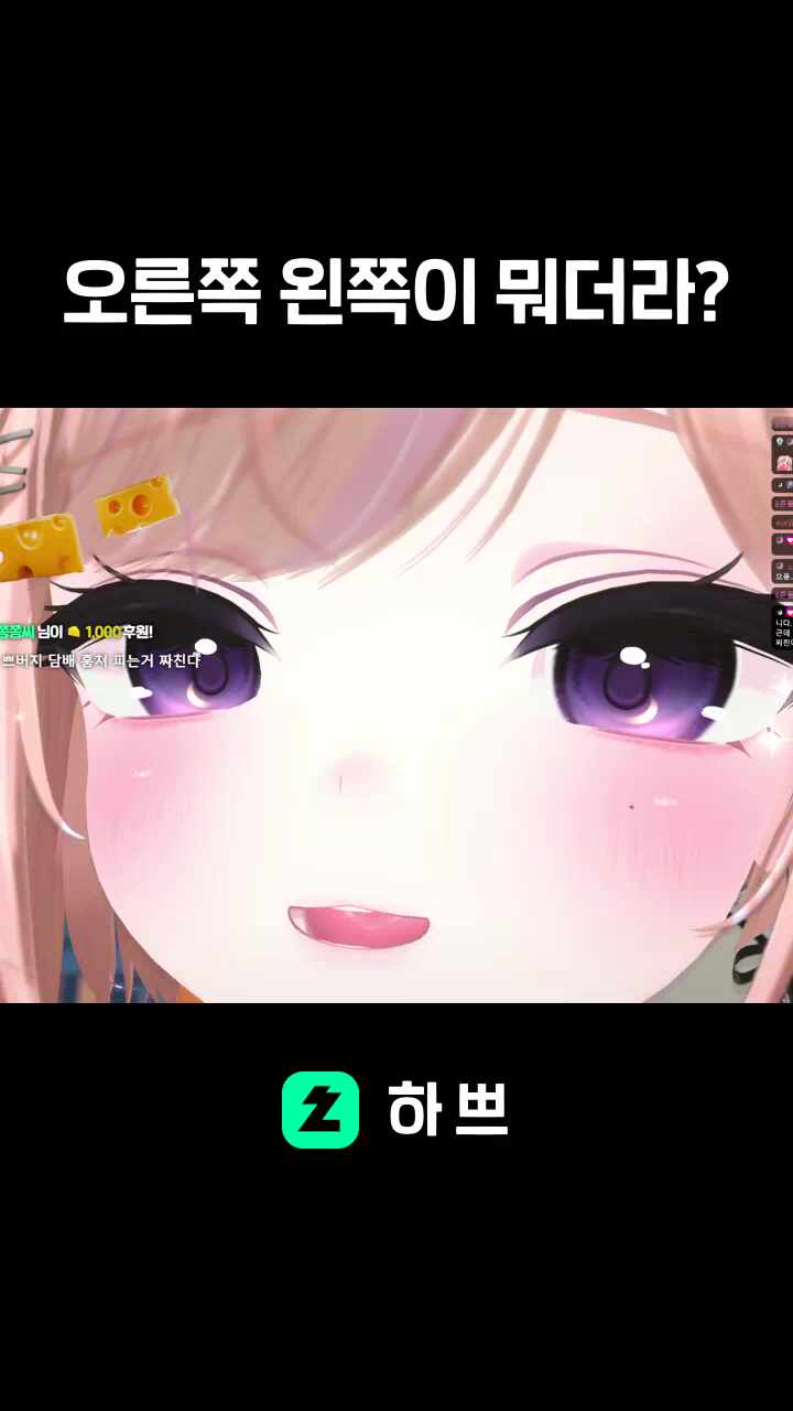 오른쪽 왼쪽이 뭐더라?