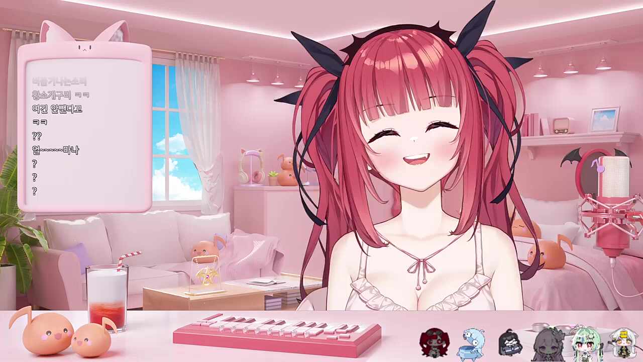 카린 개인기평가하는 키유..