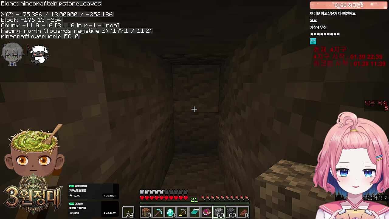 일자굴 파다가 동굴몹 만났을때 행동강령