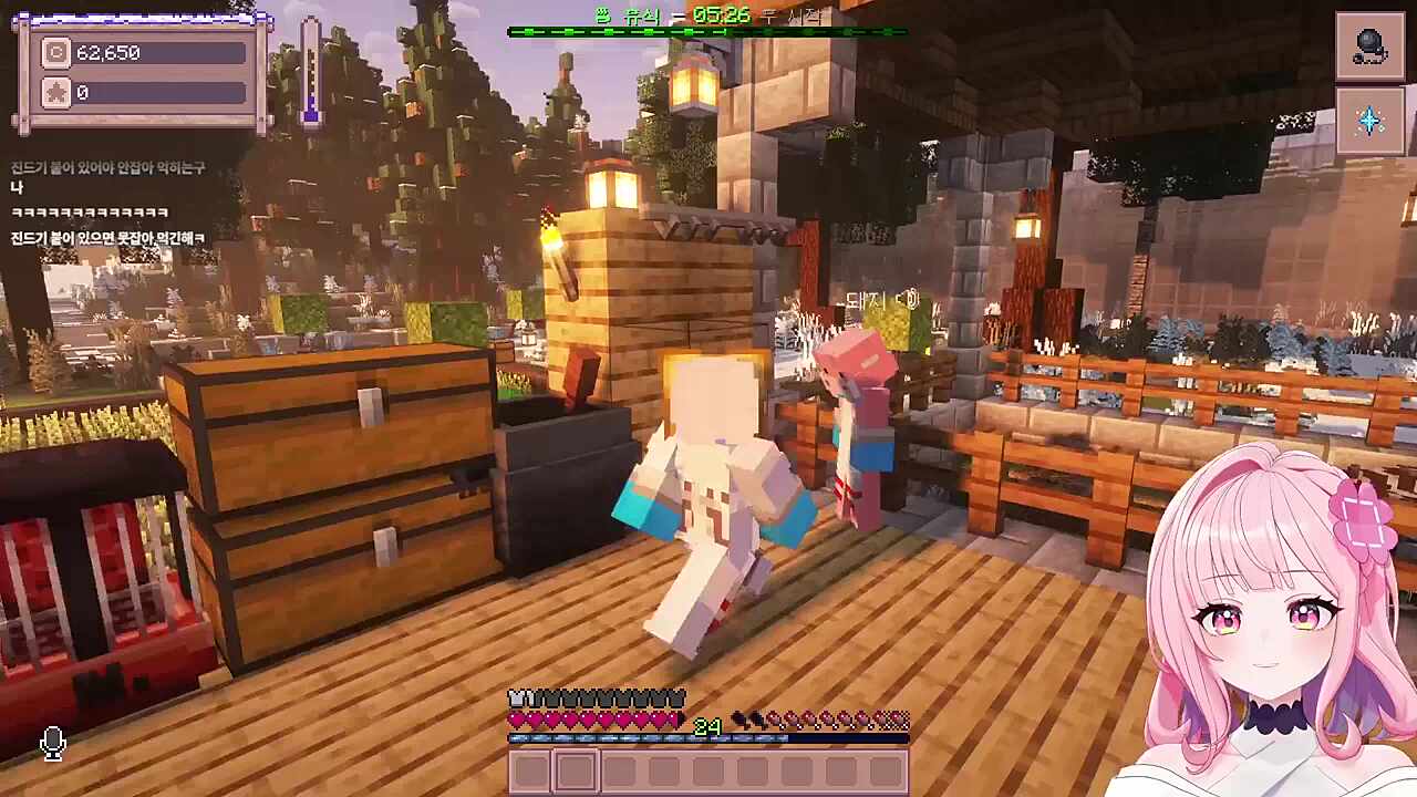 돼지(밍아)씨에게 소 도축시키기1ㅋㅋㅋ