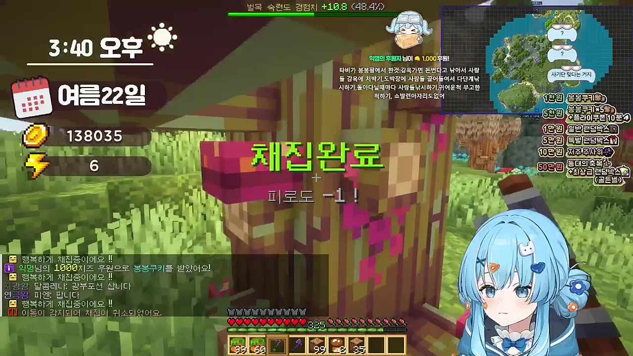 타비가 서버에서 한거