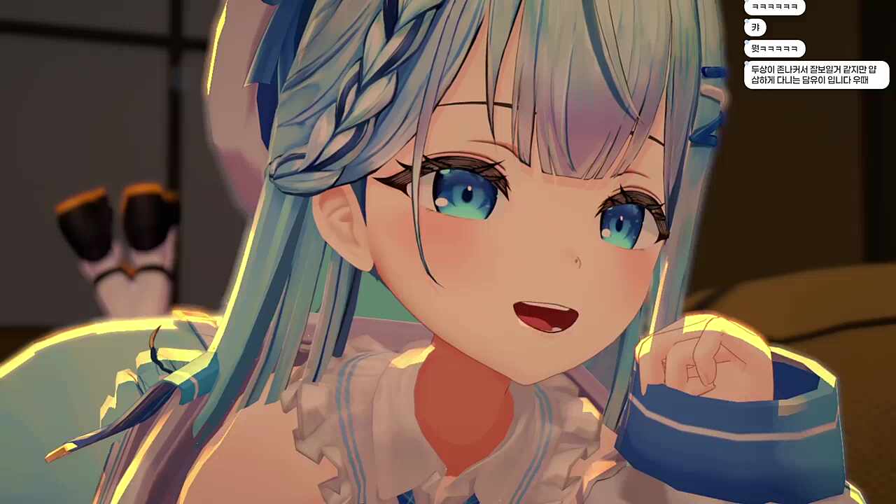 유이 오팬무 얘기하는데 하네쨩이 듣고 있음 ㄷㄷㄷ