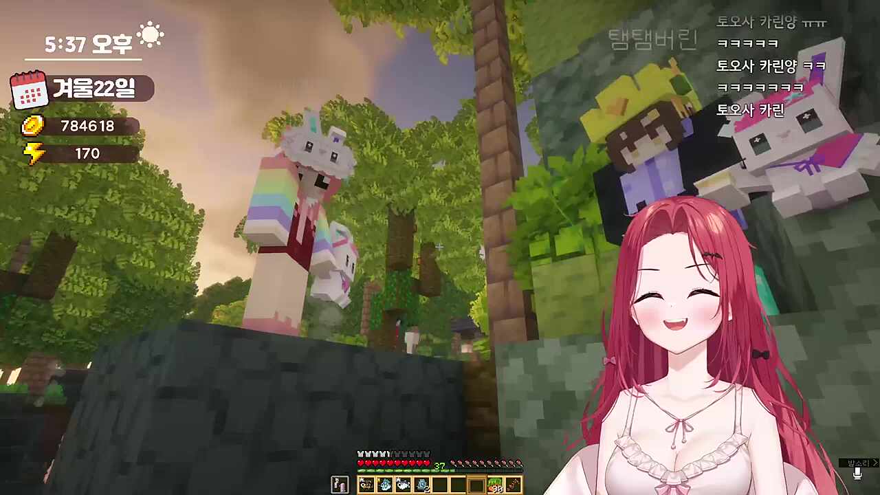 탬탬님 춘향님과 이별하고 우는 카린이