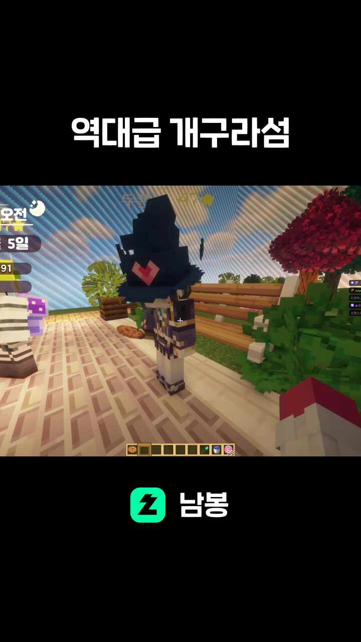 역대급 개구라섬