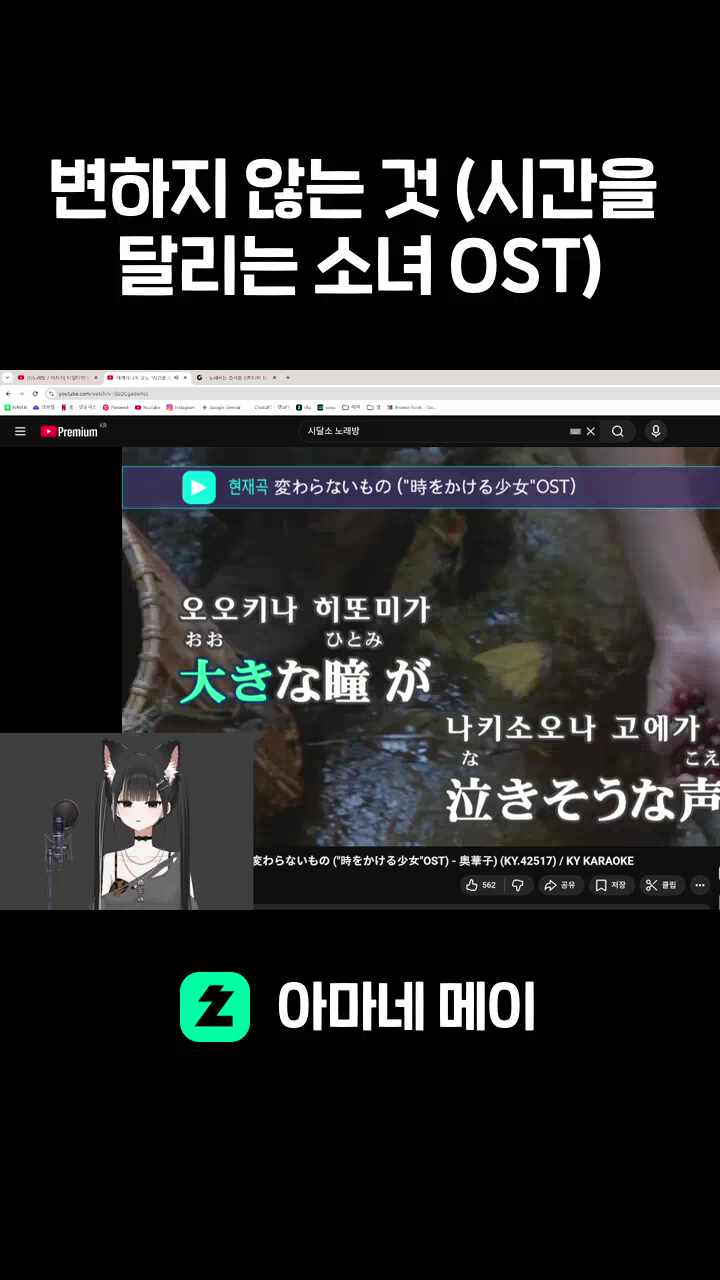 변하지 않는 것 (시간을 달리는 소녀 OST)