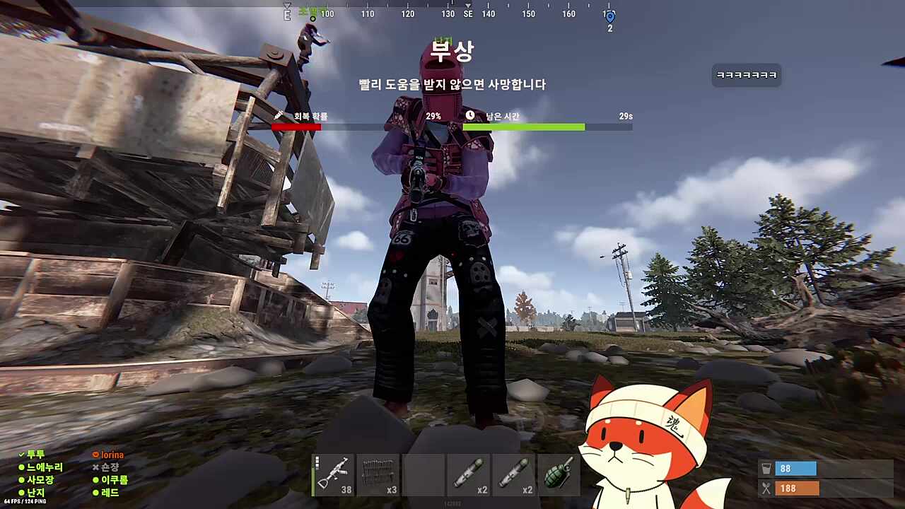 벗겨짐 당하는 코혼