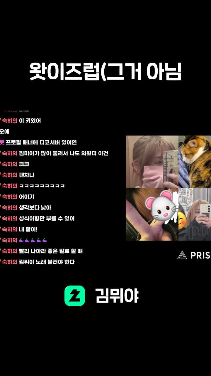왓이즈럽(그거 아님