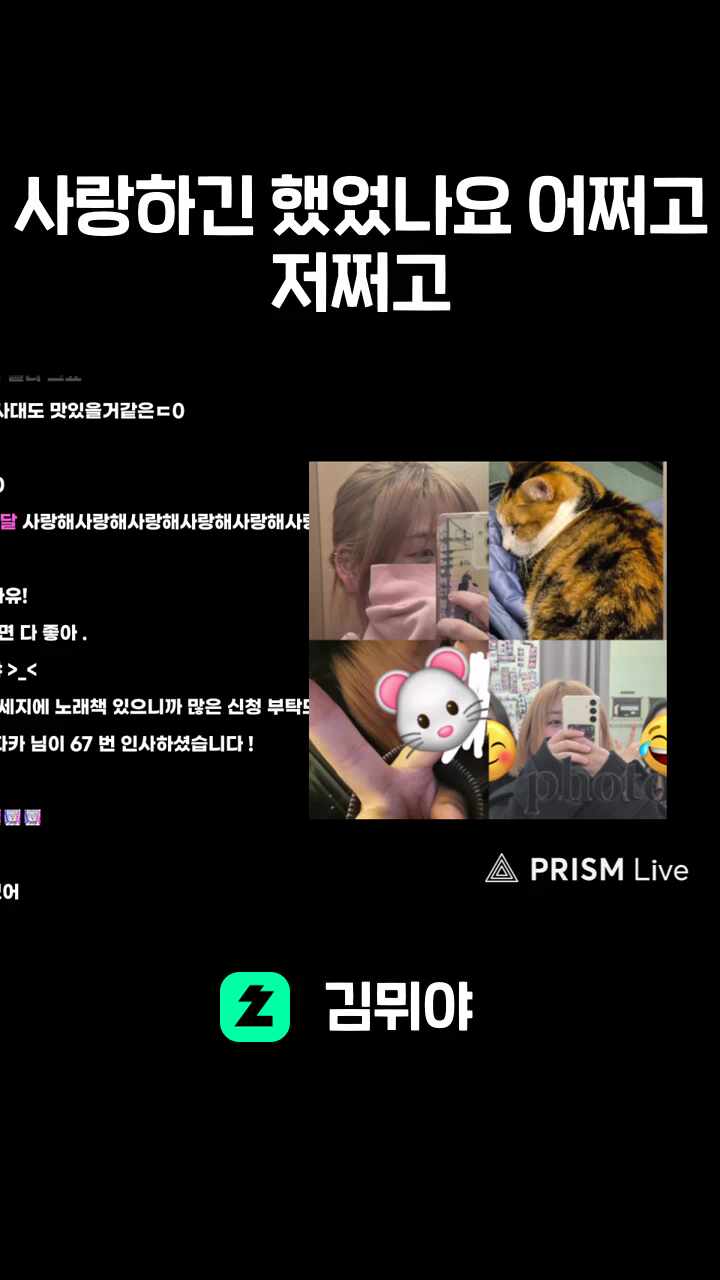 사랑하긴 했었나요 어쩌고 저쩌고