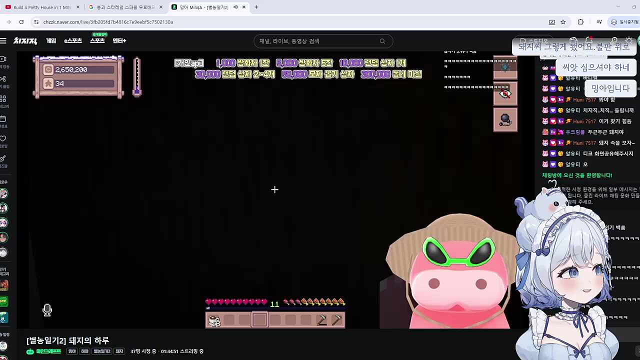 돼지씨 비명 찰지시네ㅋㅋ