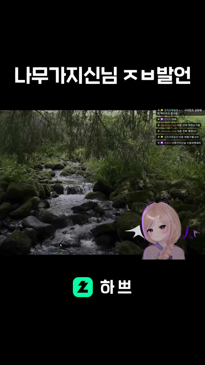 나무가지신님 ㅈㅂ발언