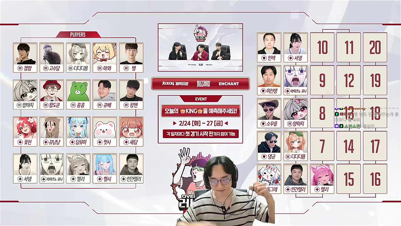 엘리 힐주머니 쓰는 둥그레