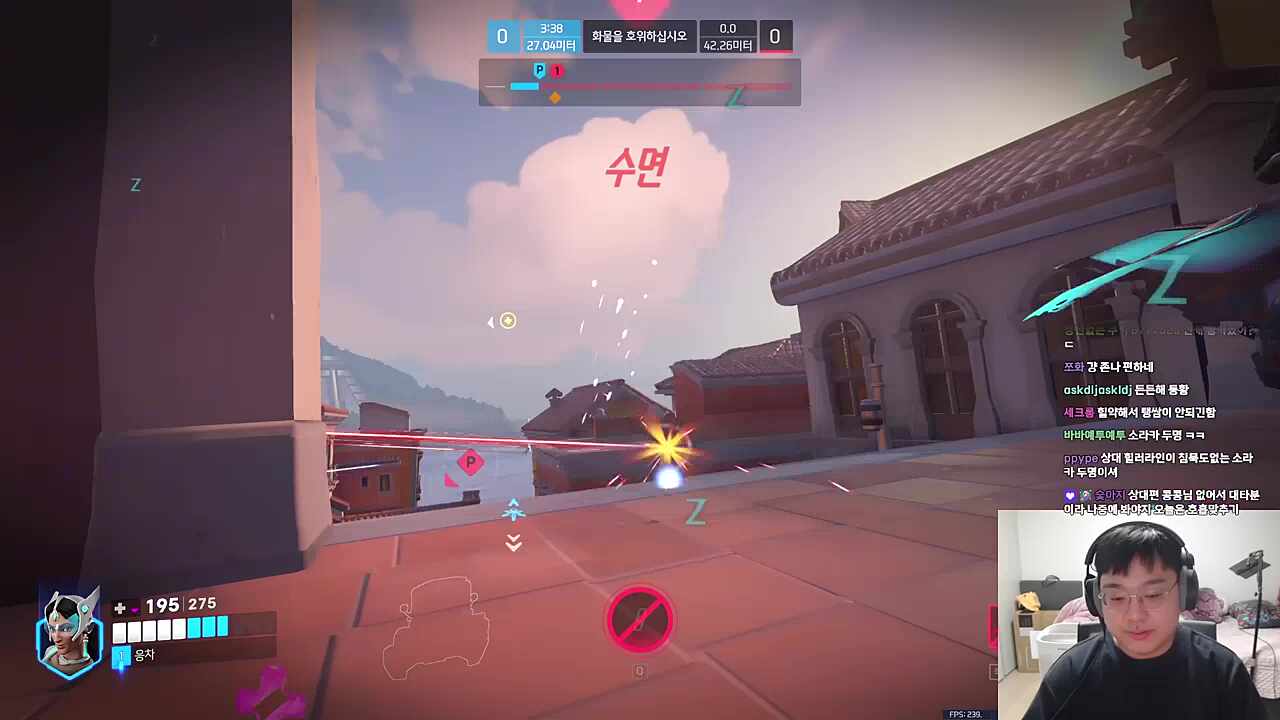 큐베) 2층에 깔아줄게 원숭이 보는 중 우리 시메부터 시메부터 시메짤 둥그레) 큐베님 올라가는 판단 나이스 큐베) 에코 원숭이가 너무 멀리 있어서 깔아봤어