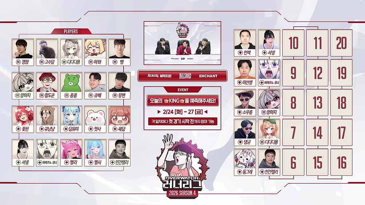 둥그레님 팀에 뽑힌 엘리