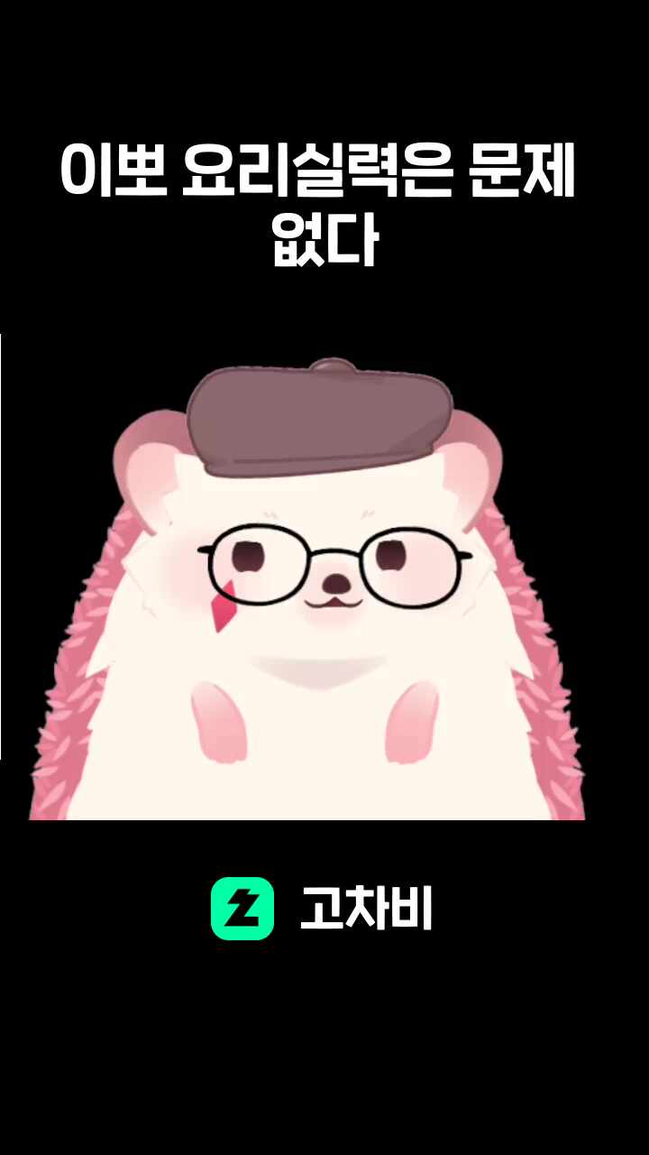 이뽀 요리실력은 문제 없다