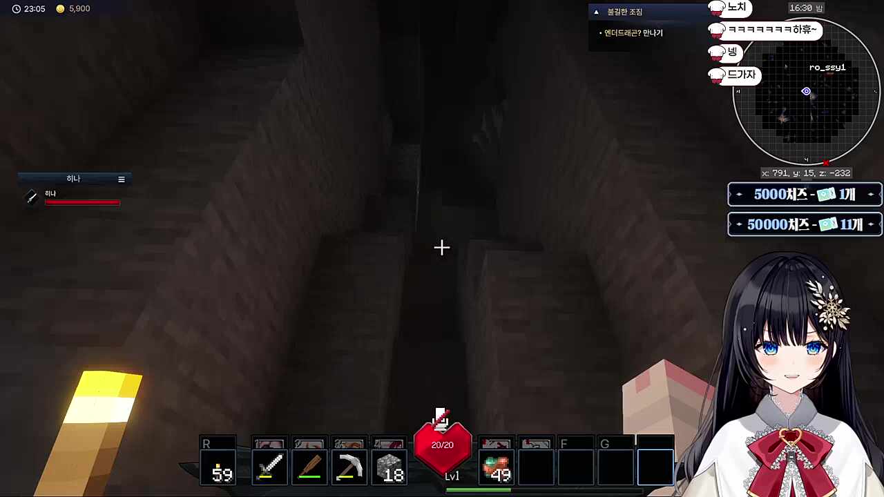 해둥이보고 놀란 히나ㅋㅋㅋ