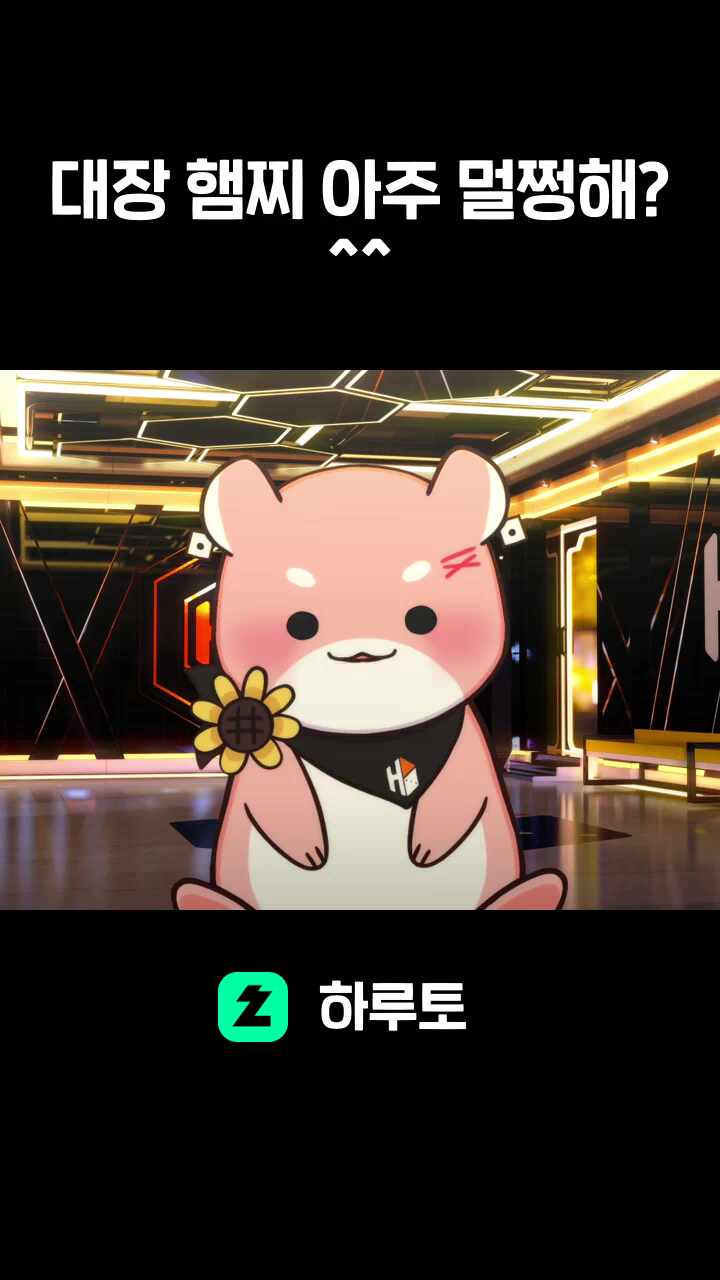 대장 햄찌 아주 멀쩡해? ^^