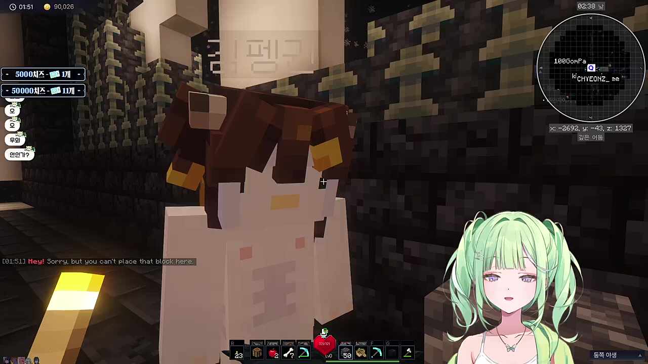 용사 놀리는 영자