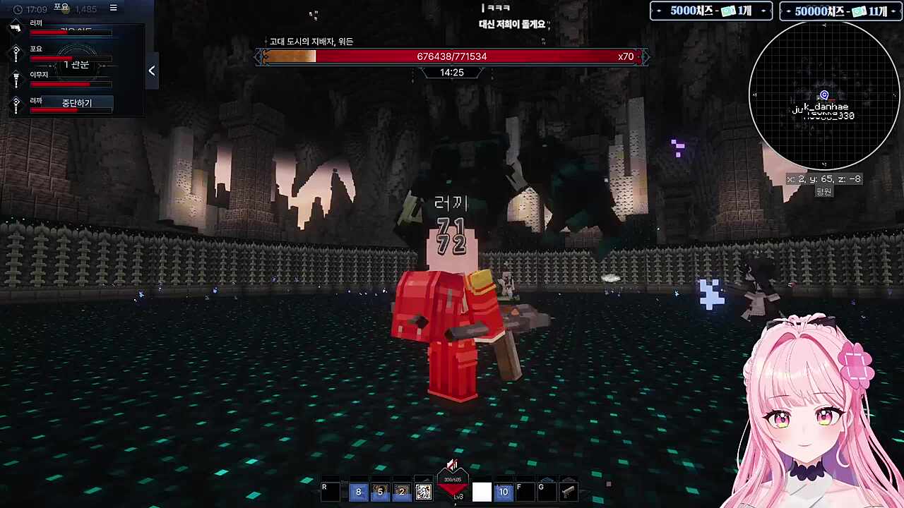 워든 돌진 패턴 버그 두번째 발생ㅋㅋㅋ