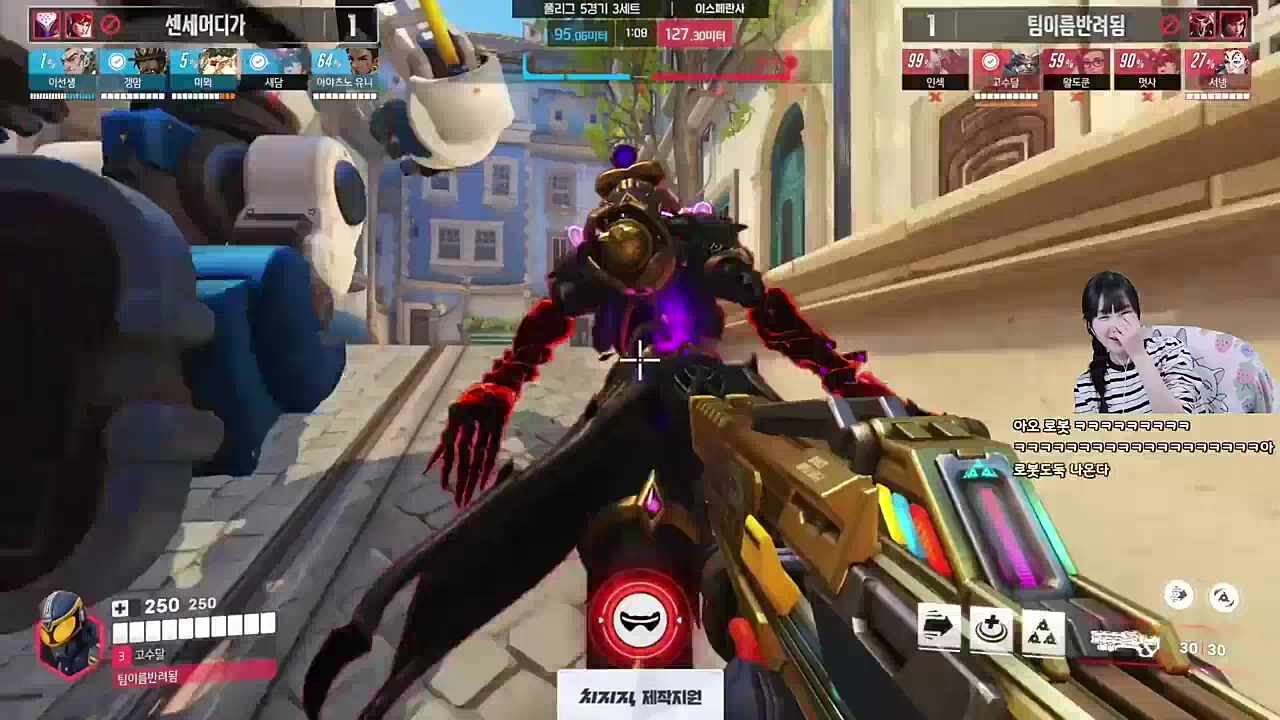 해설진 눈물 흘림