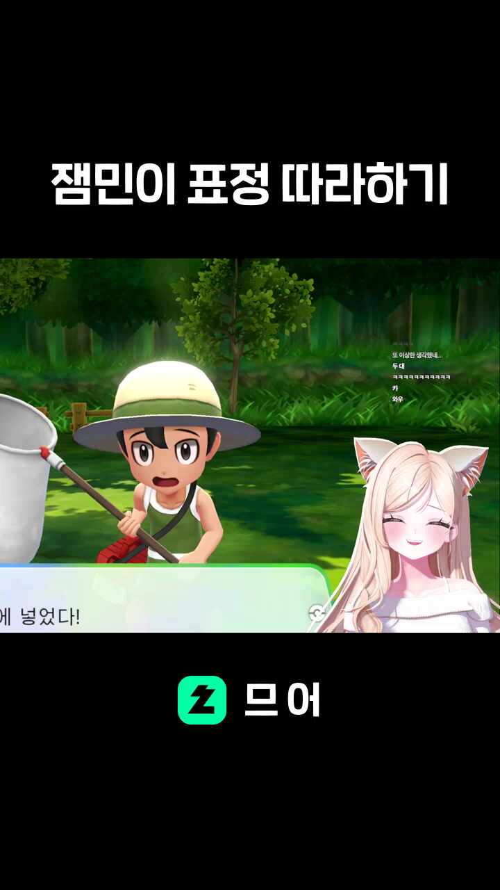 잼민이 표정 따라하기