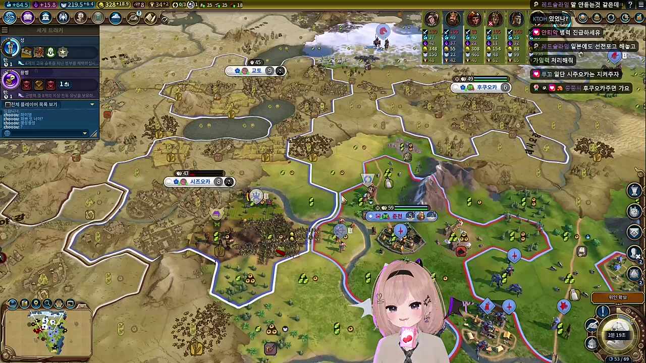 외세의 압박에 위기에 처한 왜구리문명