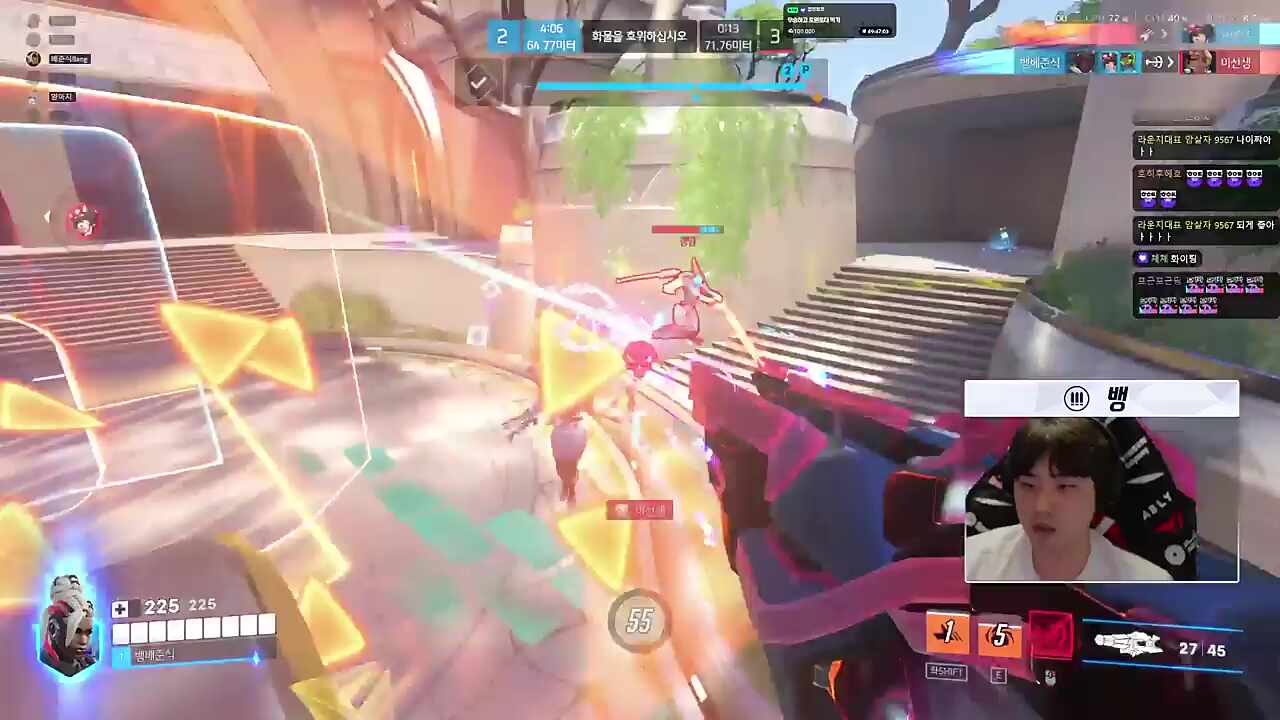 막거점 뚫어내는 트리플킬