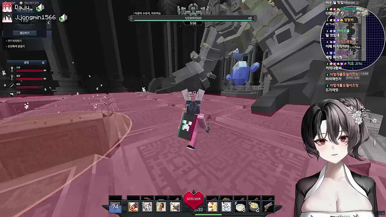 쫑민 : 막았어!!!! 어???