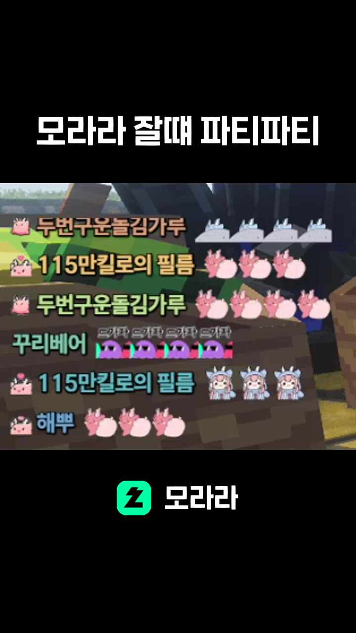 모라라 잘떄 파티파티