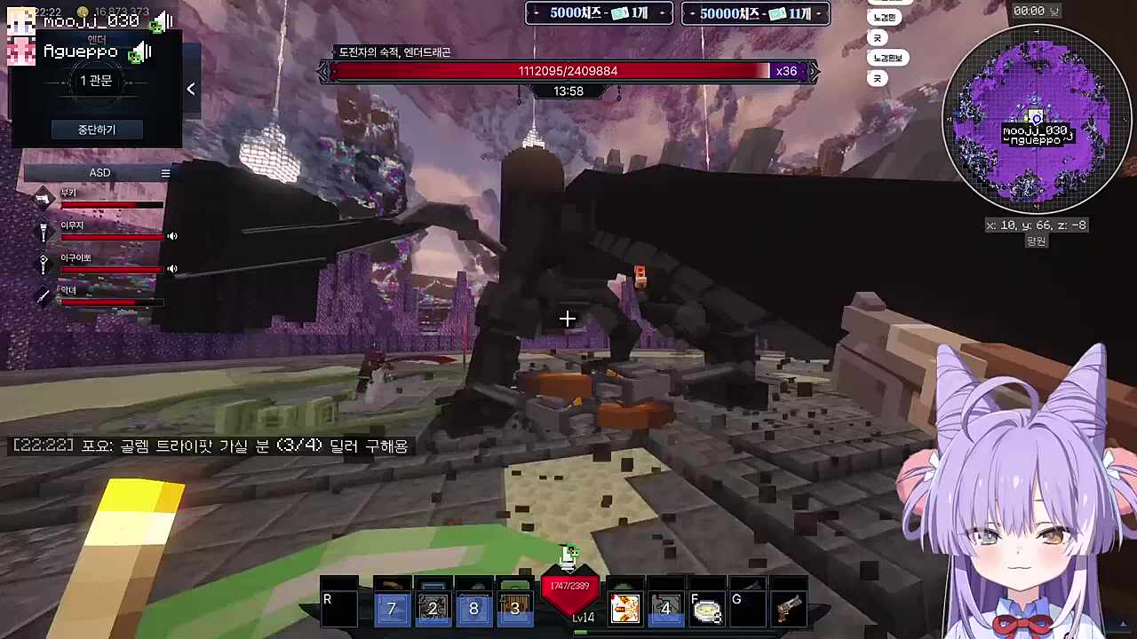 픽크타2 엔더드래곤 보스 레이드