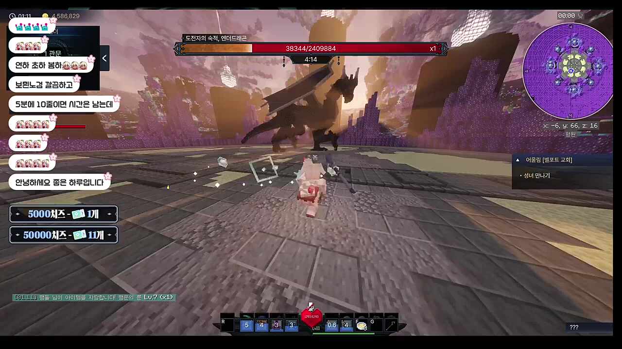 연초봄 엔더 드래곤 솔플 클리어