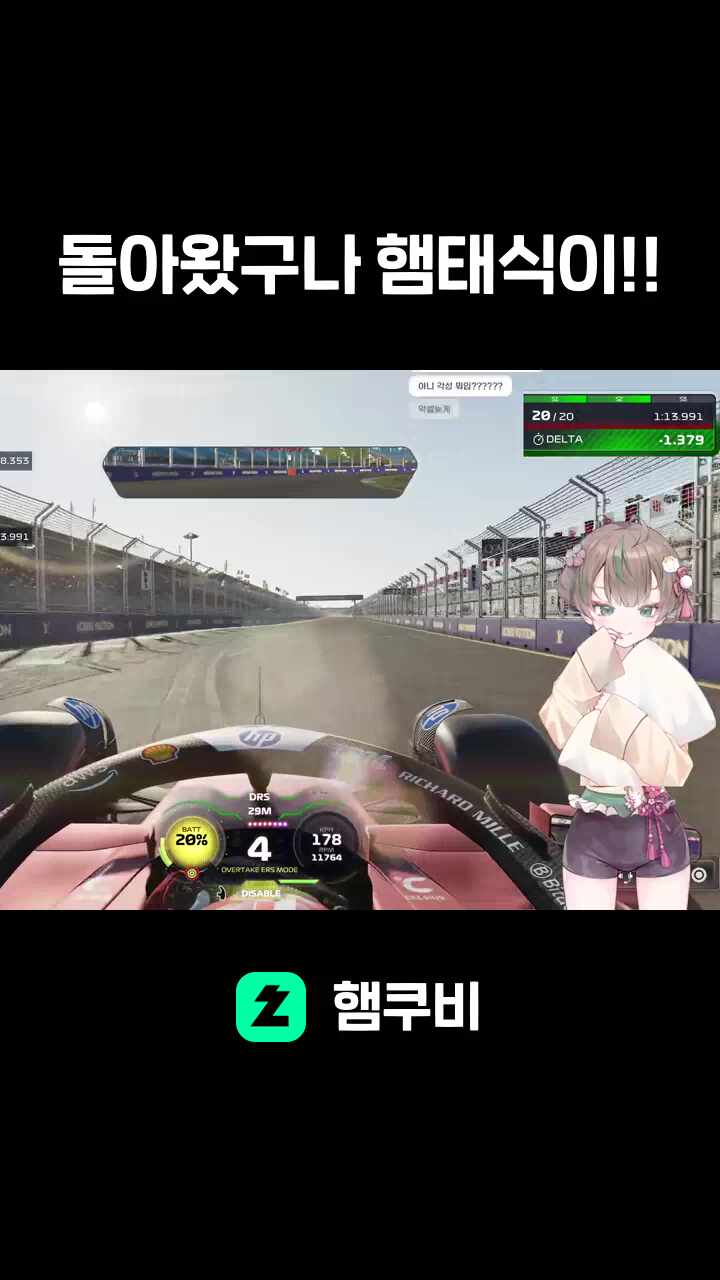 돌아왔구나 햄태식이!!